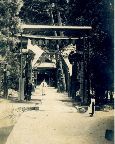 安田八幡宮の歴史的風景 4
